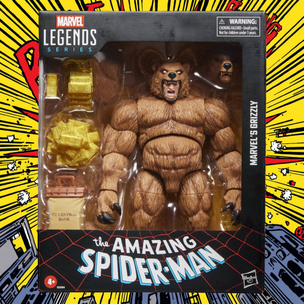 Marvel Legends Grizzly Actionfigur Hasbro Spiderman | Hoppla-Stuff